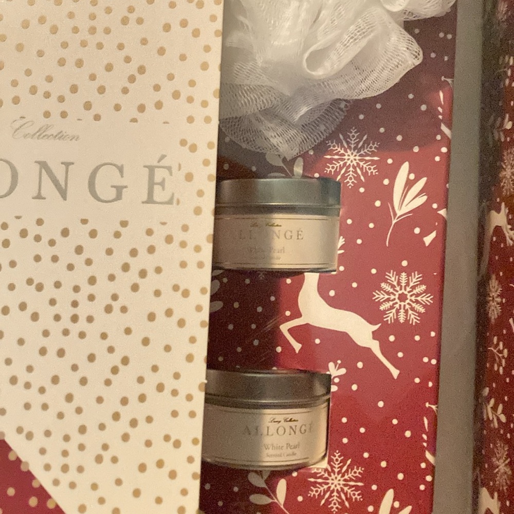 Allongé White Pearl Candle Set